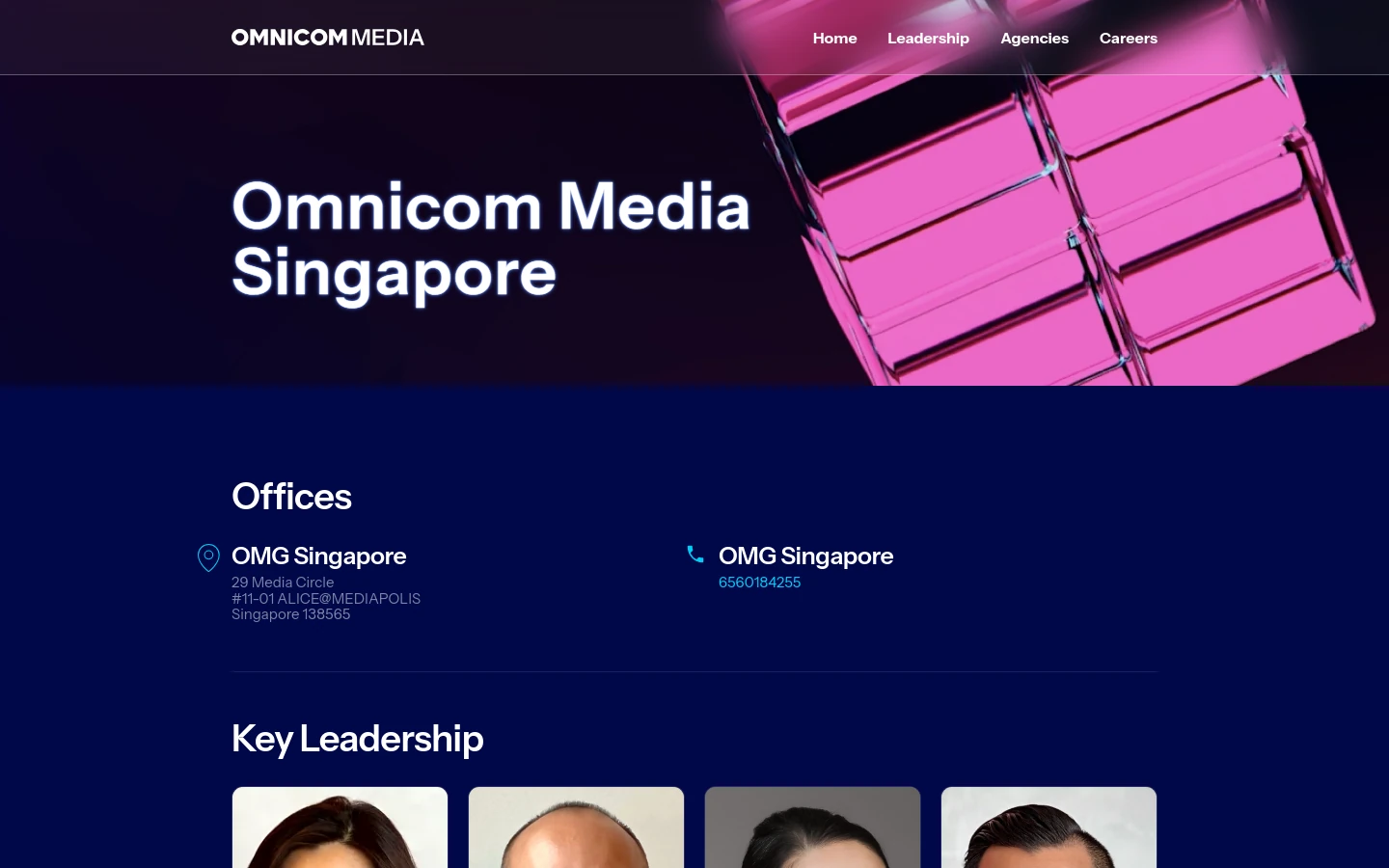 Omnicom Media website screenshot