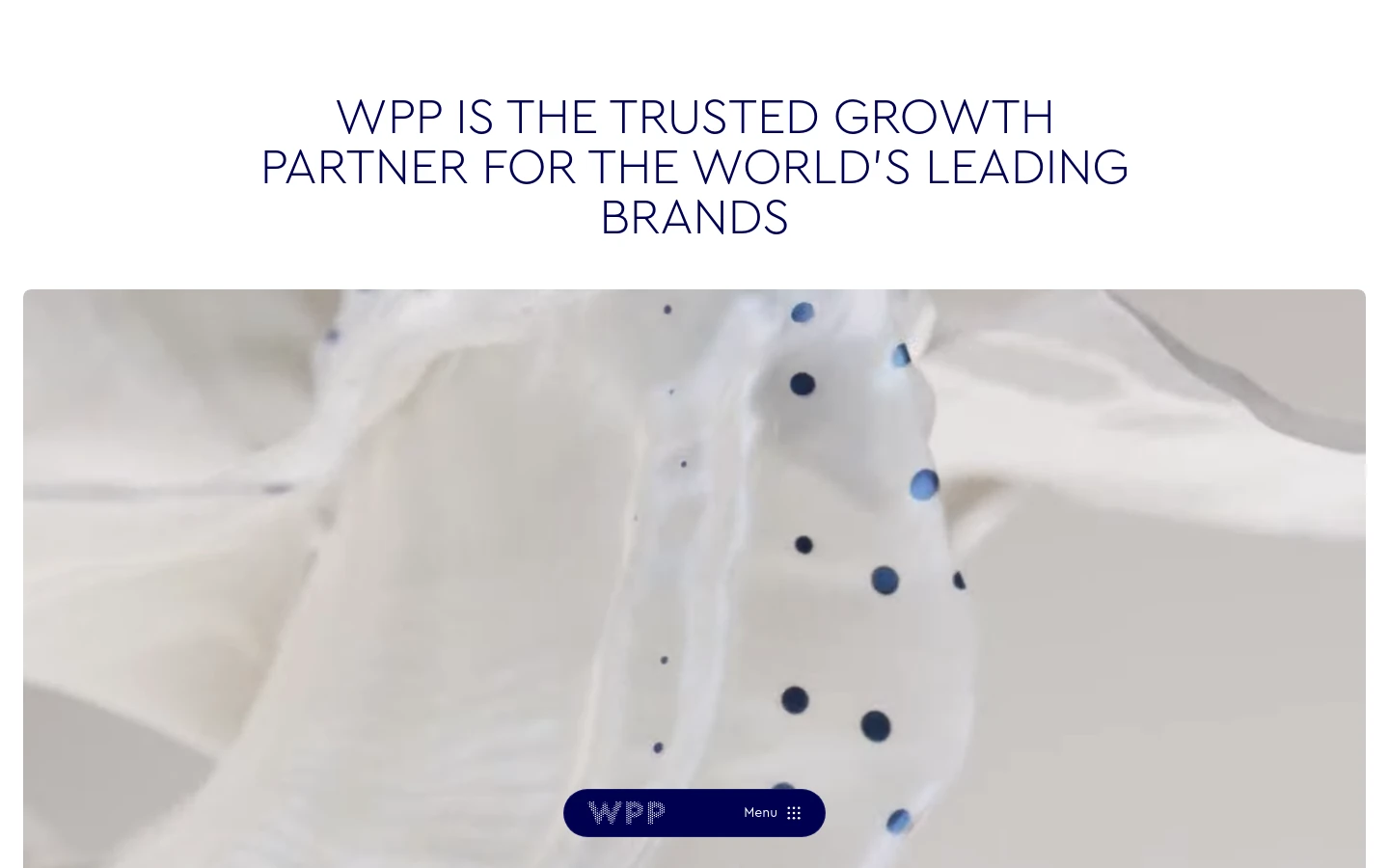 WPP website screenshot